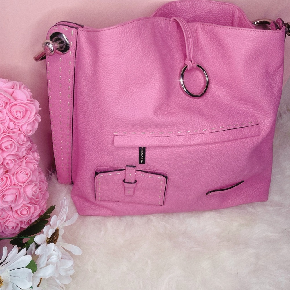 Pink leather Bag 👛✨ - Picture 3 of 6